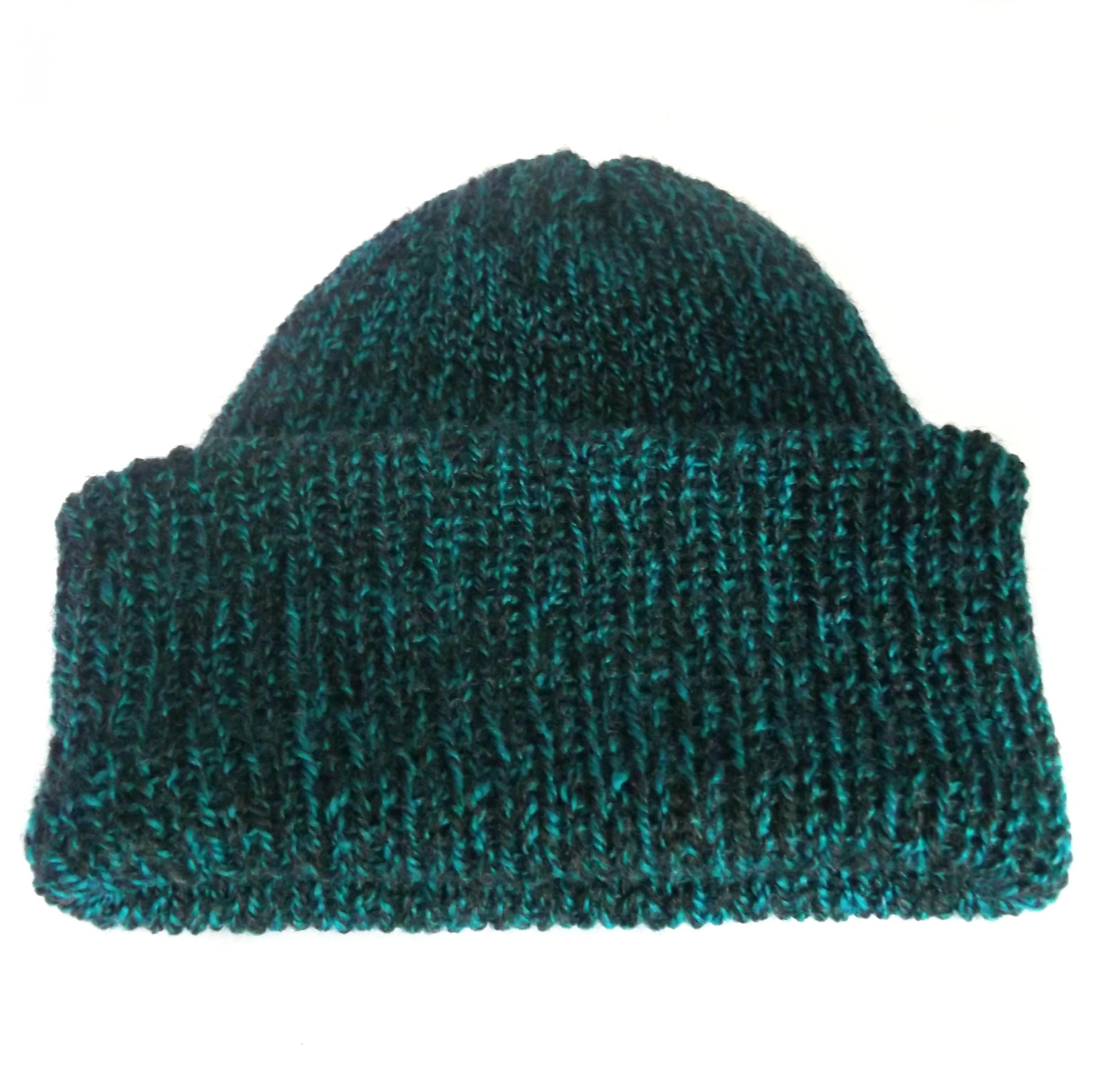 The Teal grunge beanie - Image 4
