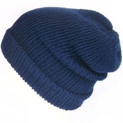 French navy beanie hat, Unisex, Handmade in Edinburgh Scotland – Lelsloom