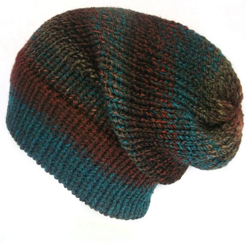 Kodiak slouchy beanie hat, Unisex, Handmade in Edinburgh Scotland – Lelsloom