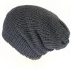 The Blue grey recycled yarn beanie