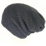 The Blue grey recycled yarn beanie
