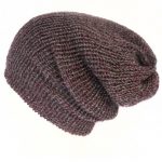 The Merlot recycled yarn beanie