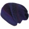 The Blueberry purple chunky slouchy beanie