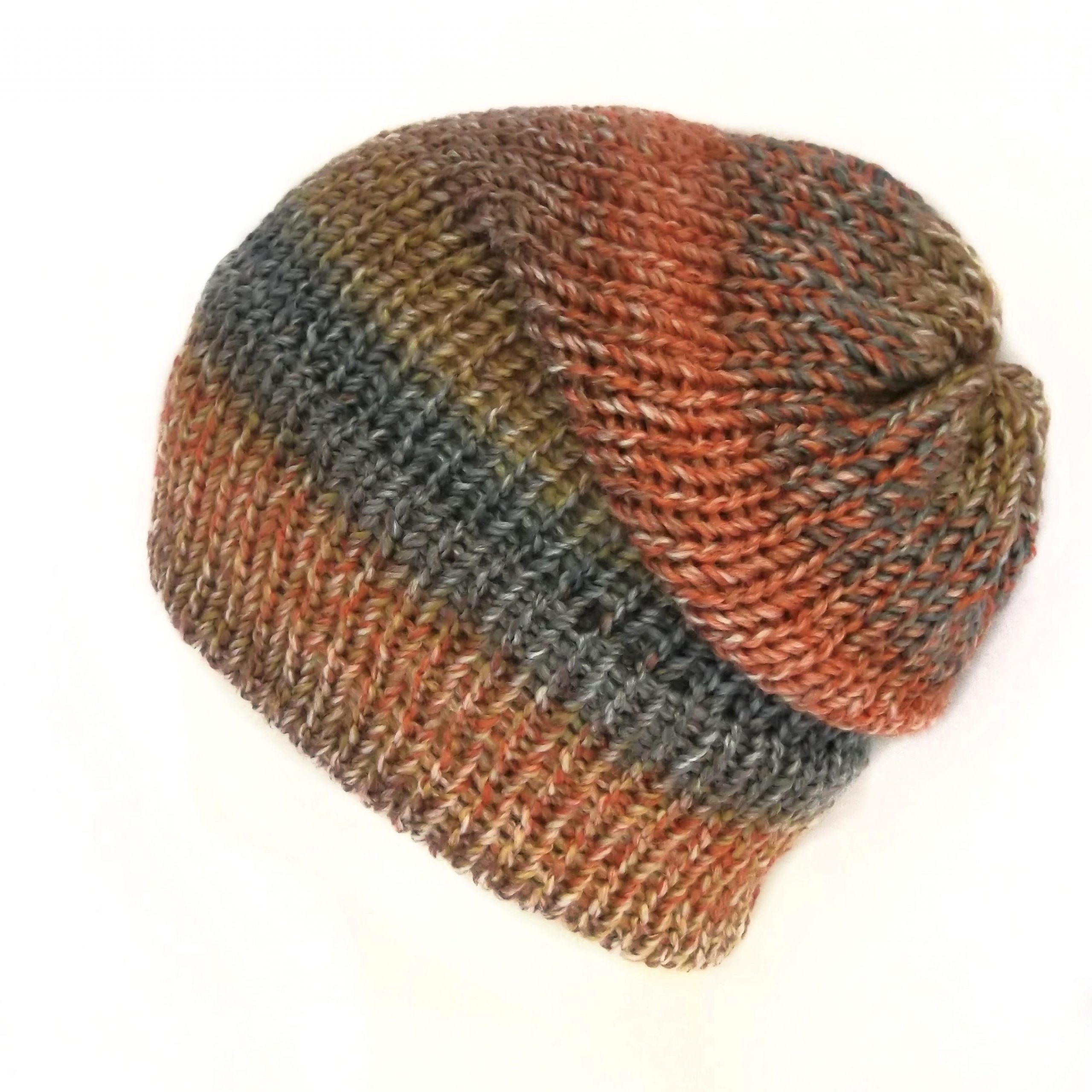 The Orange and grey fisherman beanie - Image 2
