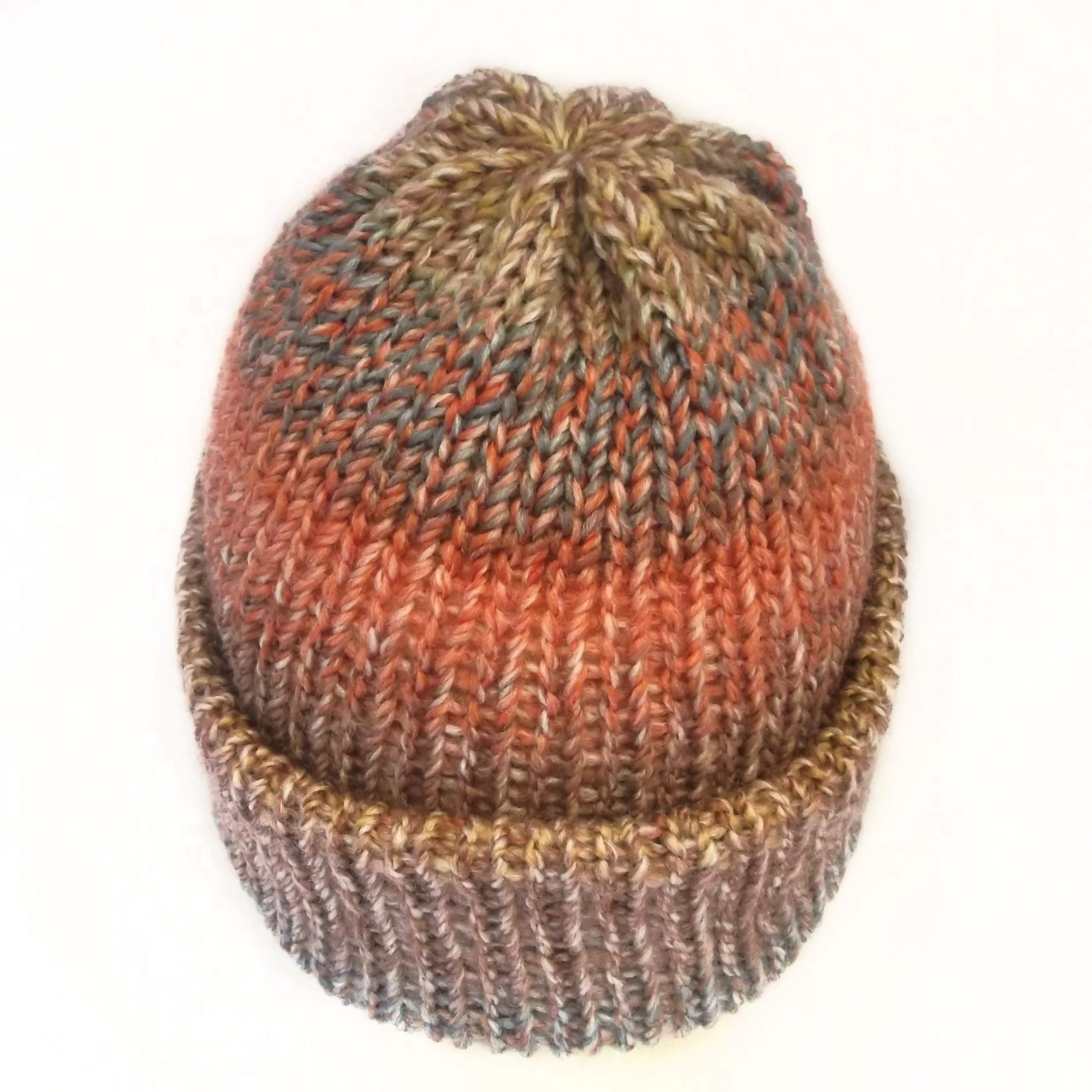 The Orange and grey fisherman beanie - Image 3