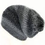 The Charcoal chunky slouchy beanie
