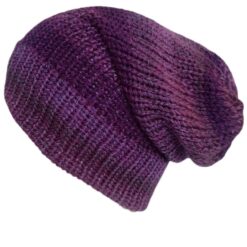 Chunky Slouchy Beanie Hats - Dusky Pink
