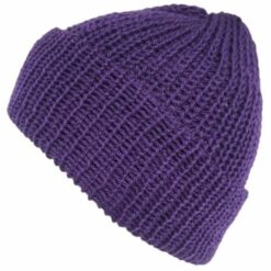 Royal Purple Cotton Beanie hat